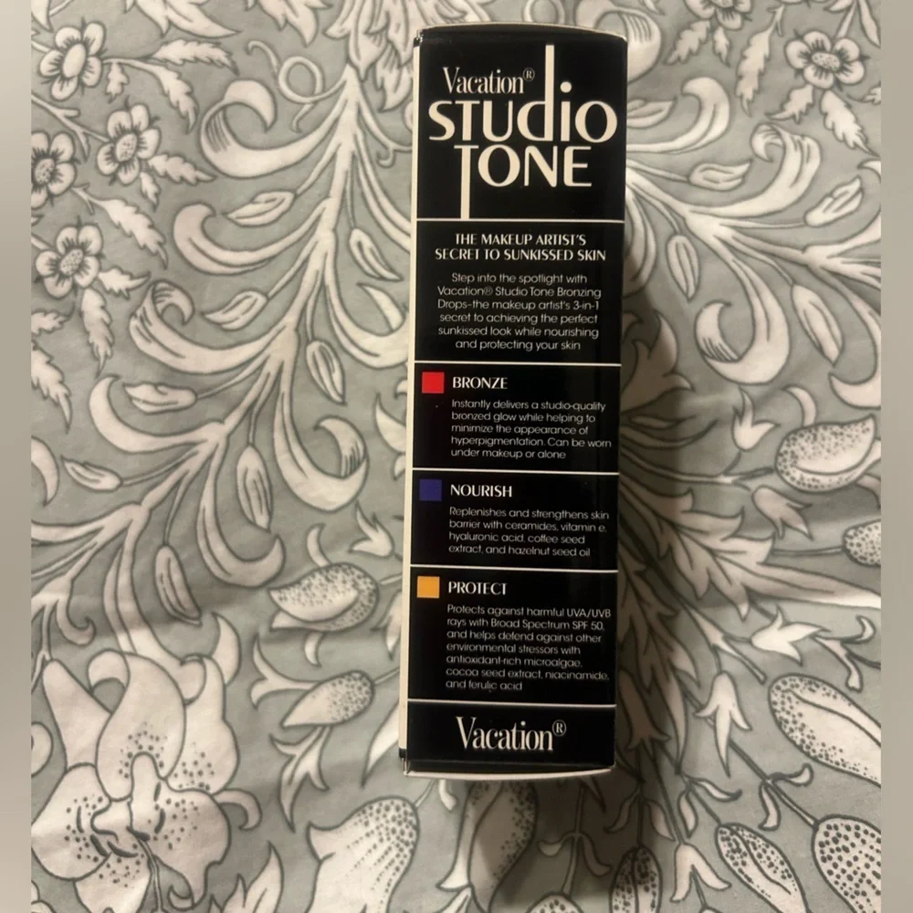 Vacation Studio Tone SPF 50 Bronzing Drops for Face